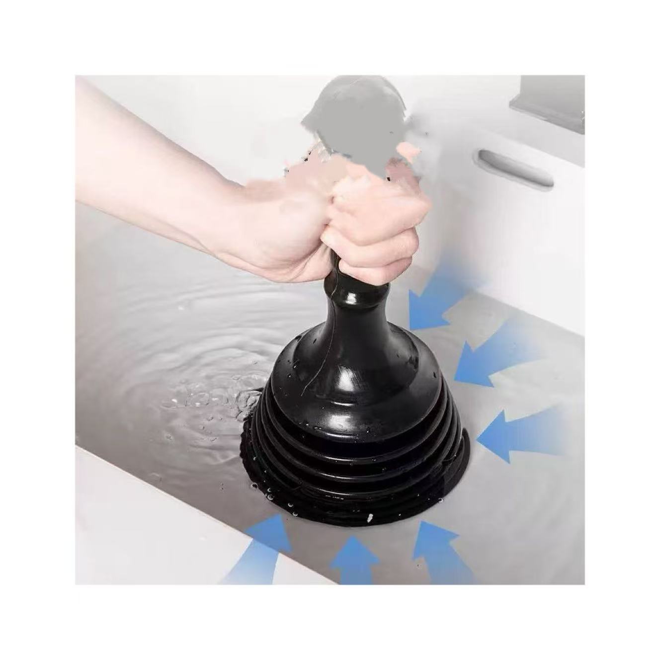 Plunger Toilet - أداة تسليك مجاري الحوض والمطبخ والمرحاض،