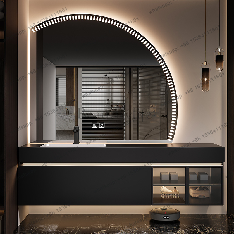 Home Bathroom Vanity Combo - LJYOrganizer خزانة حمام عصرية بتصميم عصري،