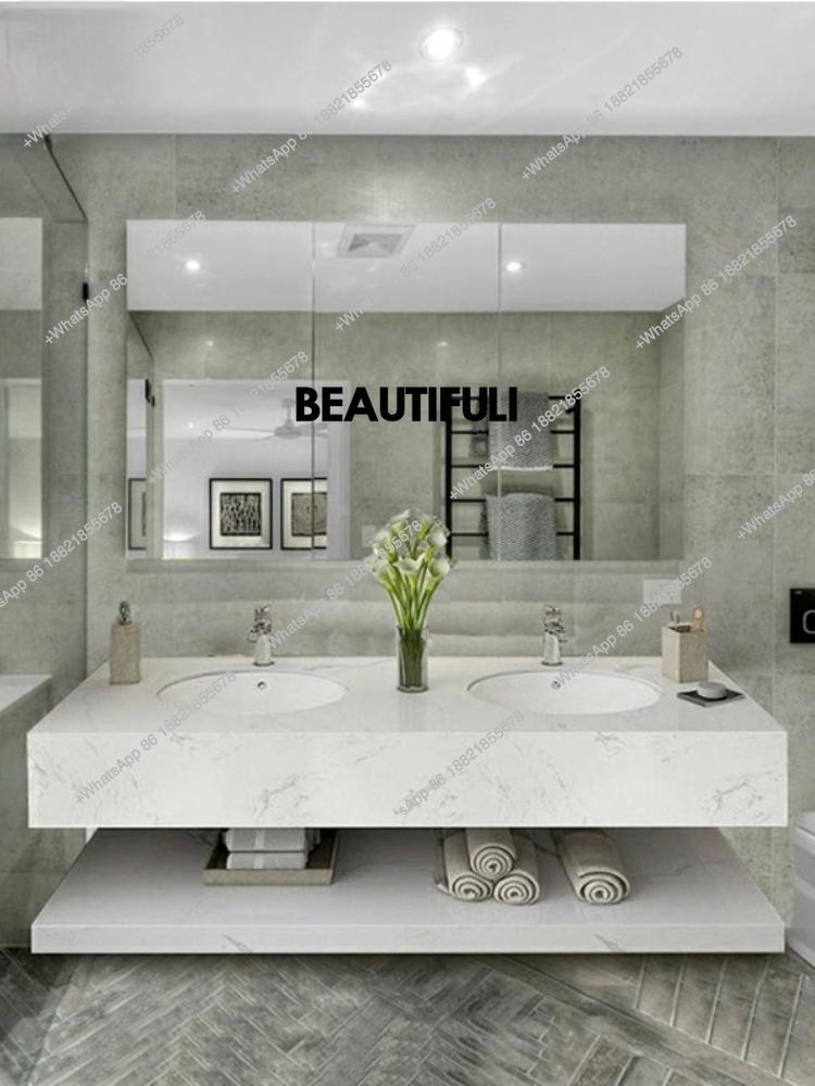 Home Bathroom Vanity Combo - مجموعة كاملة من خزانة الحمام الحديثة