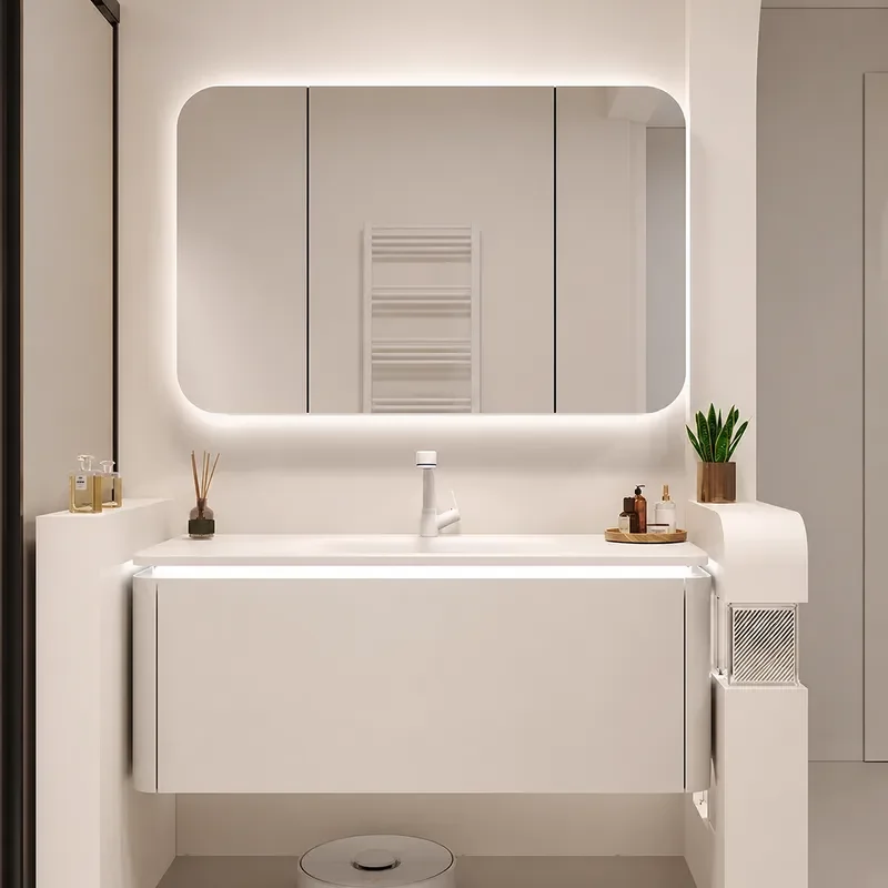 Home Bathroom Vanity Combo - وحدة حمام معلقة على الحائط مع