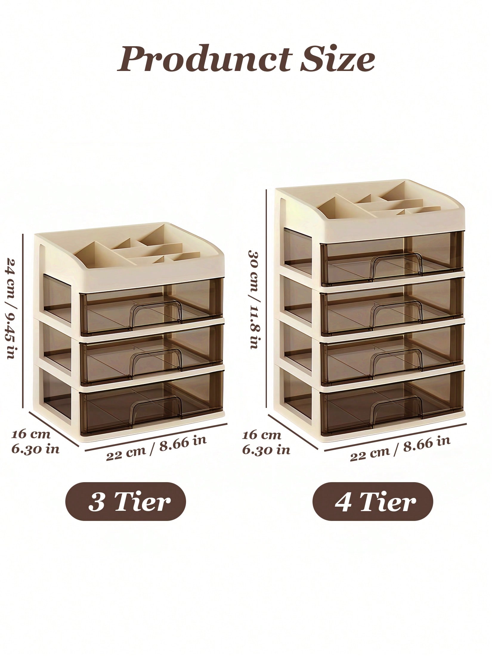 منظم مستحضرات التجميل، أدراج ت - مراجعة Home Essentials Bathroom Storage وسعره