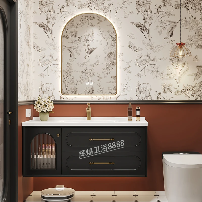 خزائن الحمام الفرنسية الفاخرة  - مراجعة Home Bathroom Vanity Combo وسعره