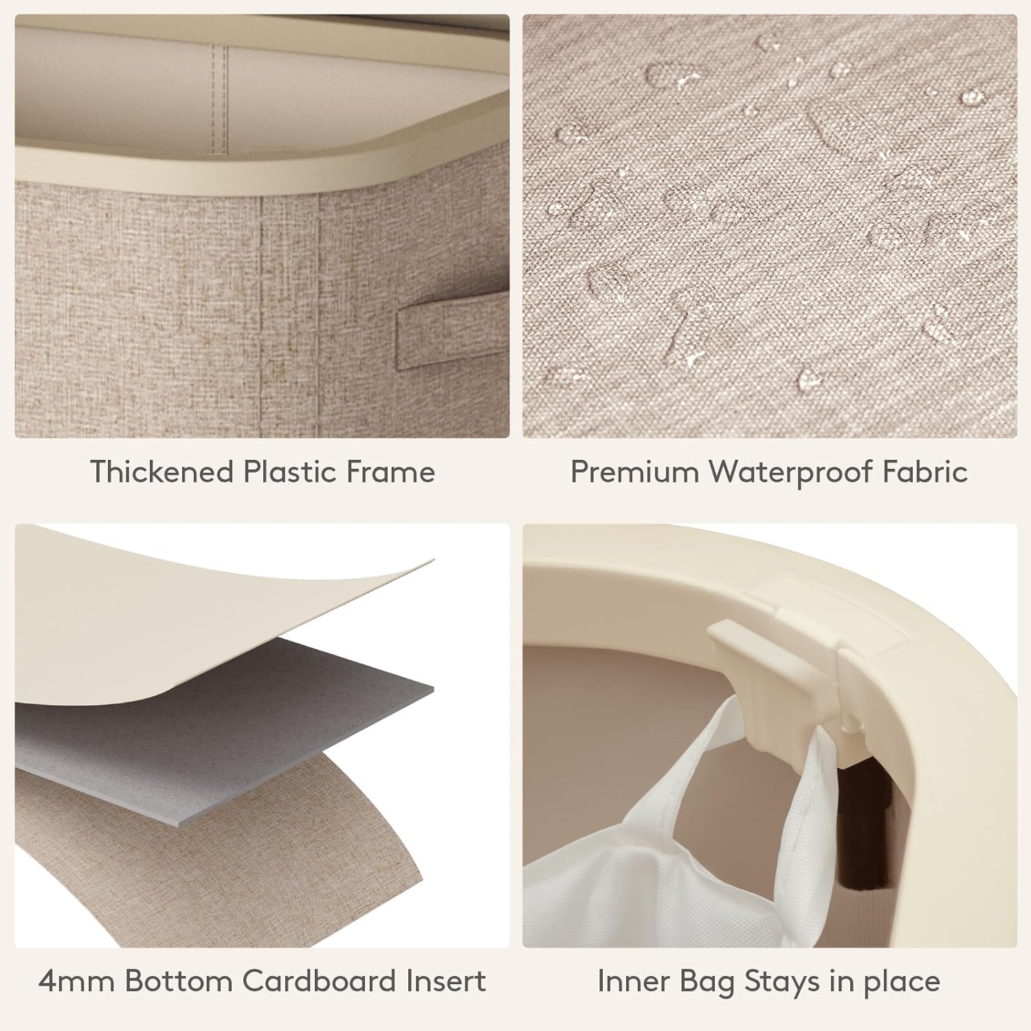 سلة غسيل بلاستيكية كبيرة جدًا  - مراجعة Home Essentials Bathroom Storage وسعره