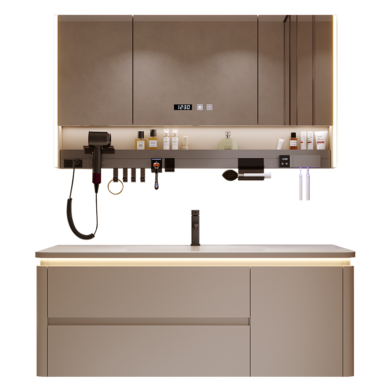خزائن الحمام الحديثة البسيطة م - مراجعة Home Bathroom Vanity Combo وسعره