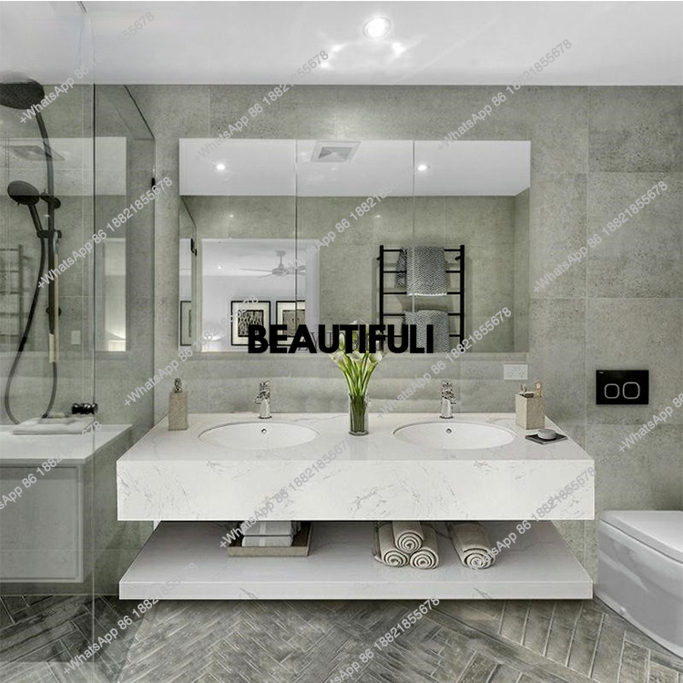 مجموعة كاملة من خزانة الحمام ا - مراجعة Home Bathroom Vanity Combo وسعره