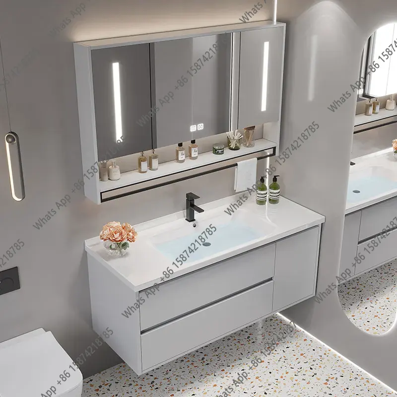 خزانة حمام كلاسيكية بتصميم عتي - مراجعة Home Bathroom Vanity Combo وسعره