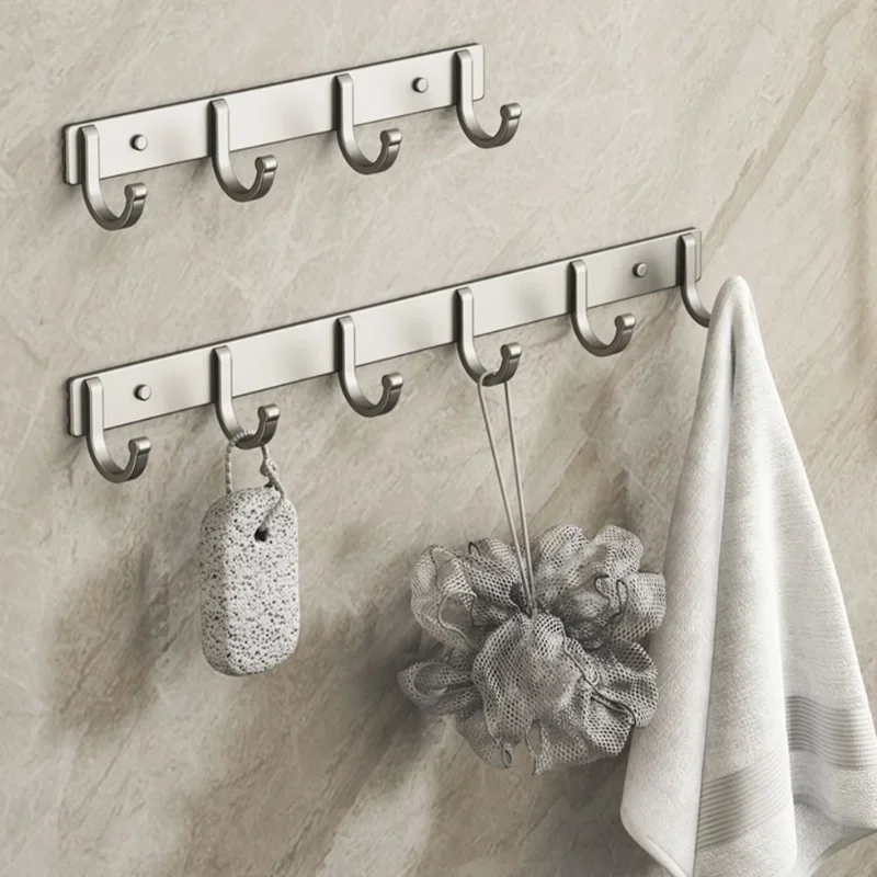 رف تعليق من الألومنيوم للحائط  - مراجعة Home Bathroom Organizer وسعره