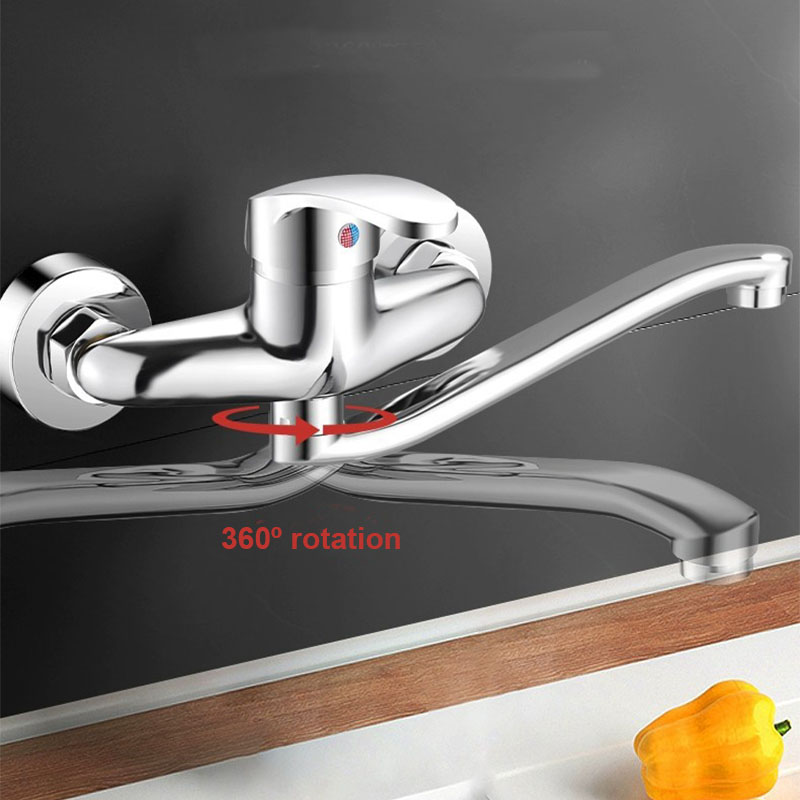 الحائط صنبور المطبخ ثقوب مزدوج - مراجعة Basin Mixer Tap وسعره
