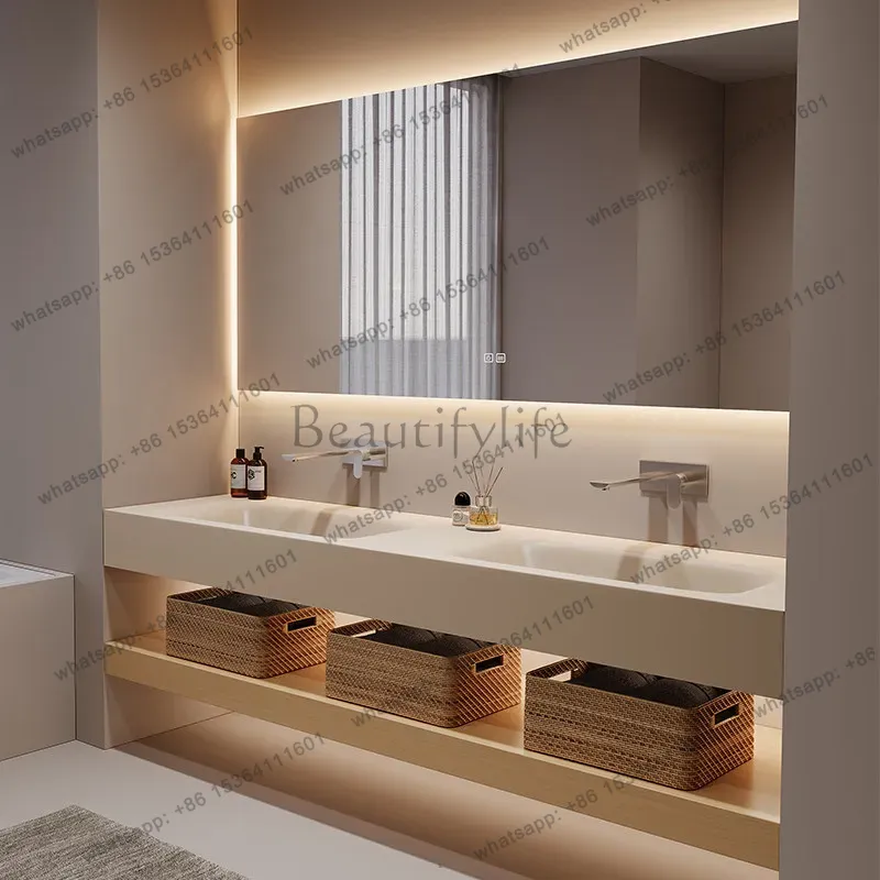 خزانة تخزين حمام فاخرة بسيطة L - مراجعة Home Bathroom Vanity Combo وسعره