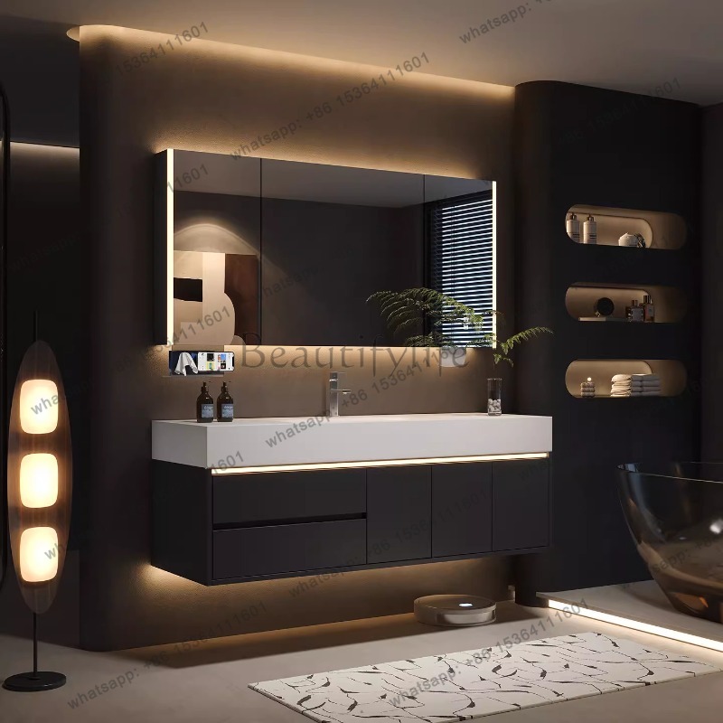 خزانة أدراج فاخرة من YJ لتخزين - مراجعة Home Bathroom Vanity Combo وسعره