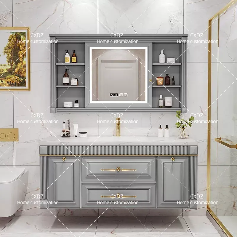 خزانة حمام من خشب البلوط الأمر - مراجعة Home Bathroom Vanity Combo وسعره
