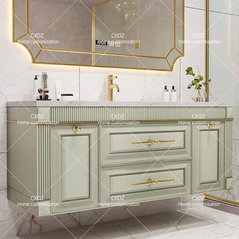 خزانة حمام من خشب البلوط الأمر - مراجعة Home Bathroom Vanity Combo وسعره