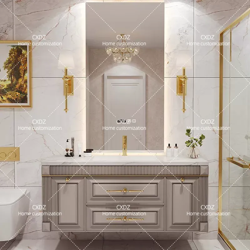خزانة حمام من خشب البلوط الأمر - مراجعة Home Bathroom Vanity Combo وسعره