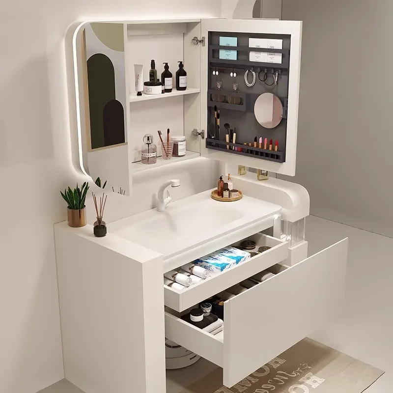 وحدة حمام معلقة على الحائط مع  - مراجعة Home Bathroom Vanity Combo وسعره